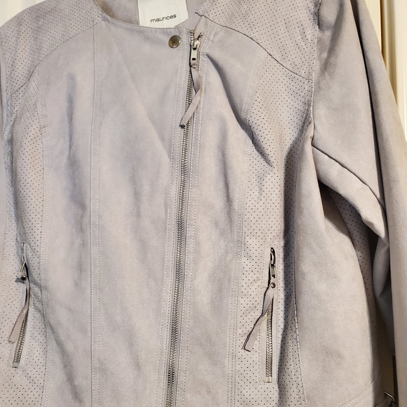 NWOT Maurices Grey Jacket - Picture 2 of 11